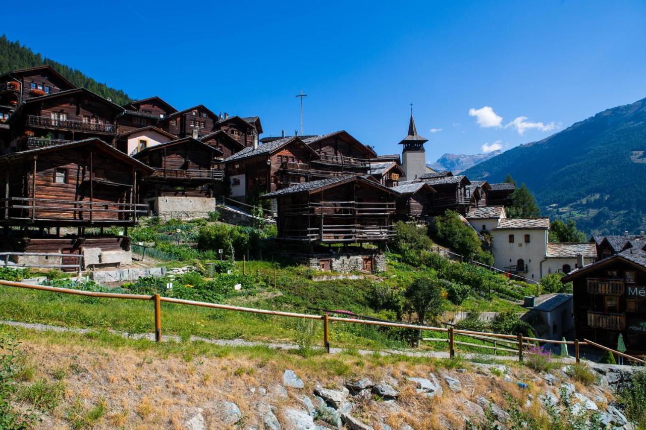 Hotel Alpina - Swiss Ski & Bike Lodge Grimentz Exterior photo