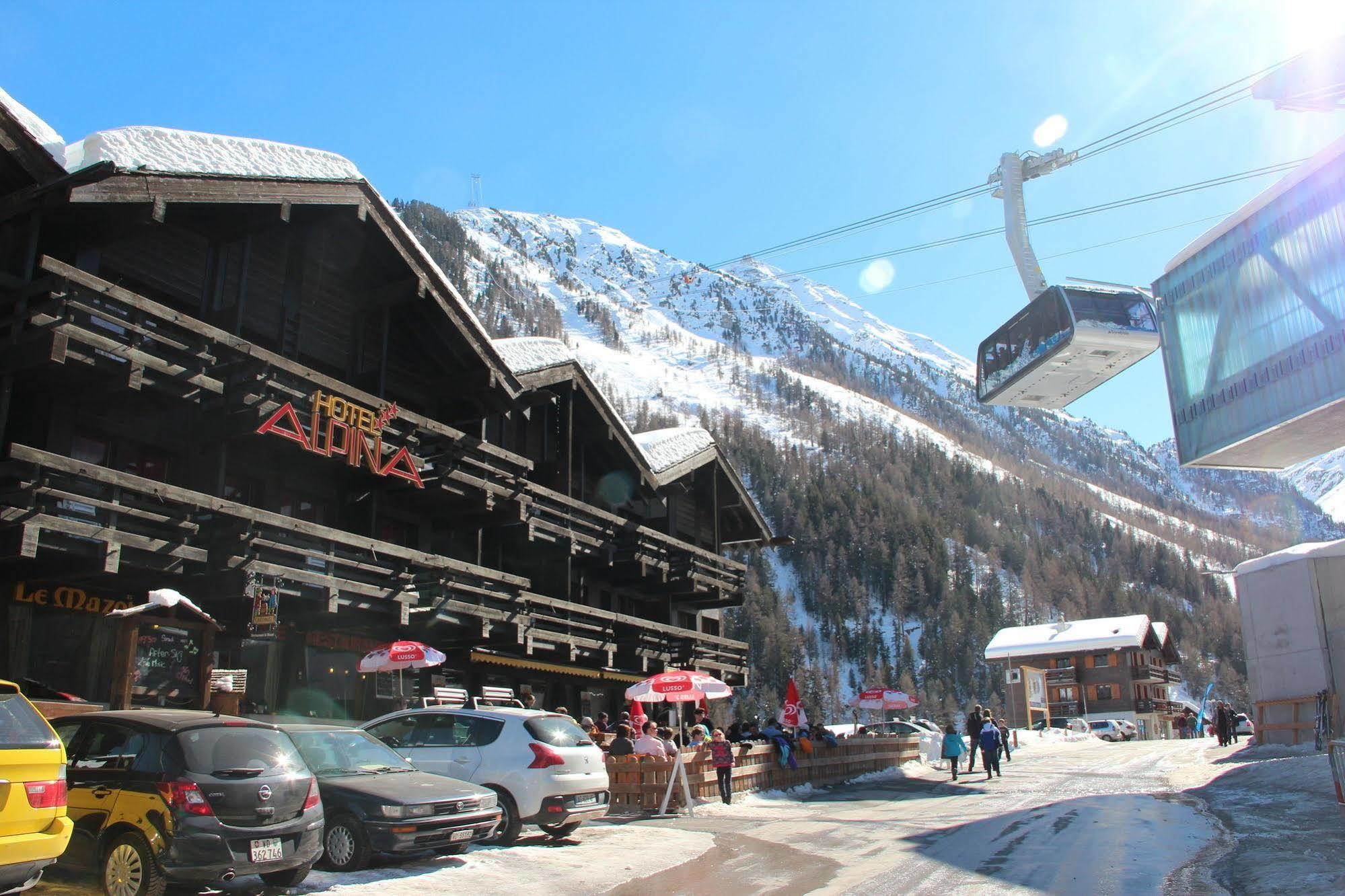 Hotel Alpina - Swiss Ski & Bike Lodge Grimentz Exterior photo